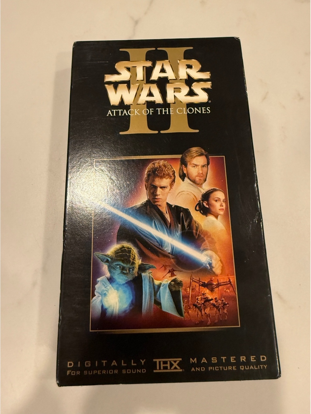 Star Wars Episode II Attack of the Clones VHS Tape